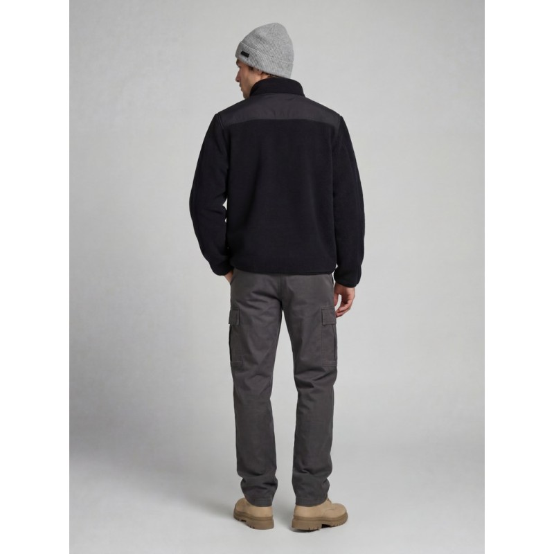 JJ REBEL Hike teddy jakke - Sort