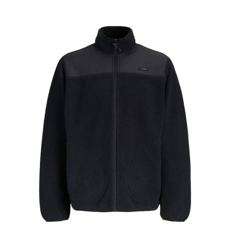 JJ REBEL Hike teddy jakke - Sort