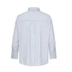 ONLY CARMAKOMA Oregon Alva langærmet skjorte - Navy Peony
