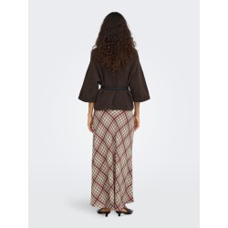 ONLY Simoni 3/4 strik pullover - Coffee Bean
