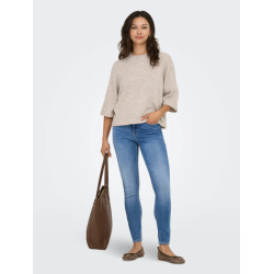ONLY Simoni 3/4 Strik Pullover - Pumice Stone