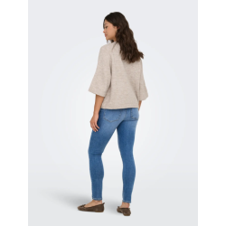 ONLY Simoni 3/4 Strik Pullover - Pumice Stone