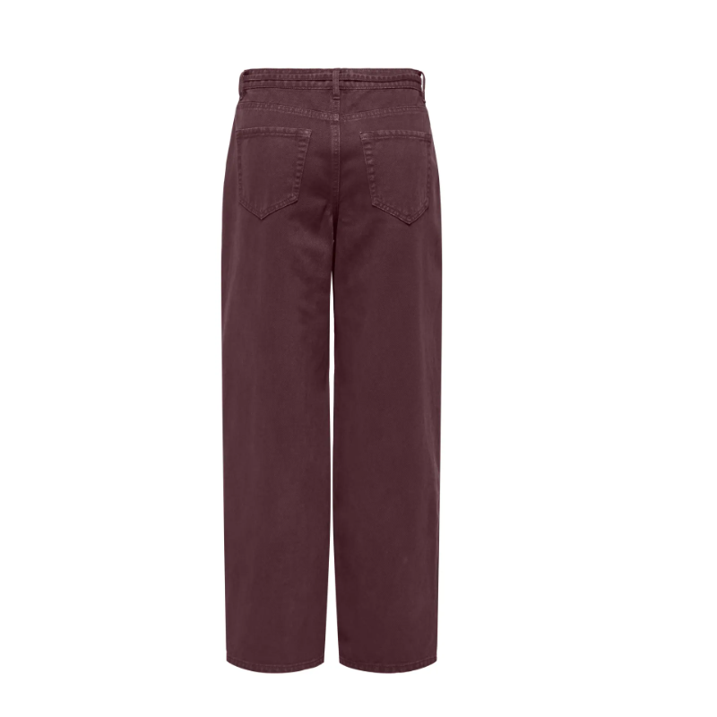 ONLY Gianna mellem talje straght jeans - Fudge