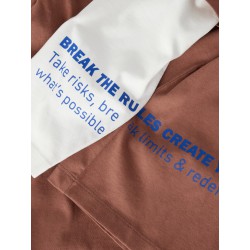 NAME IT KIDS Lauge langærmet relaxed top - Imperial Topaz