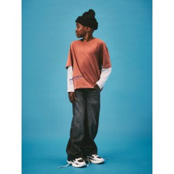 NAME IT KIDS Lauge langærmet relaxed top - Imperial Topaz