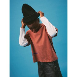 NAME IT KIDS Lauge langærmet relaxed top - Imperial Topaz