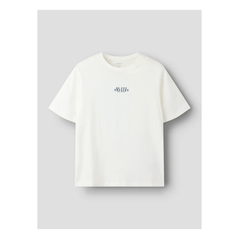 NAME IT KIDS Logan kortærmet t-shirt - Cloud Dancer