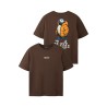 NAME IT KIDS Logan kortærmet t-shirt - Chocolate Brown