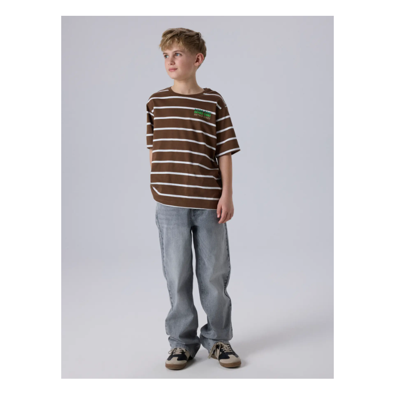 NAME IT KIDS Ryan straight denim jeans - Medium Grey Denim