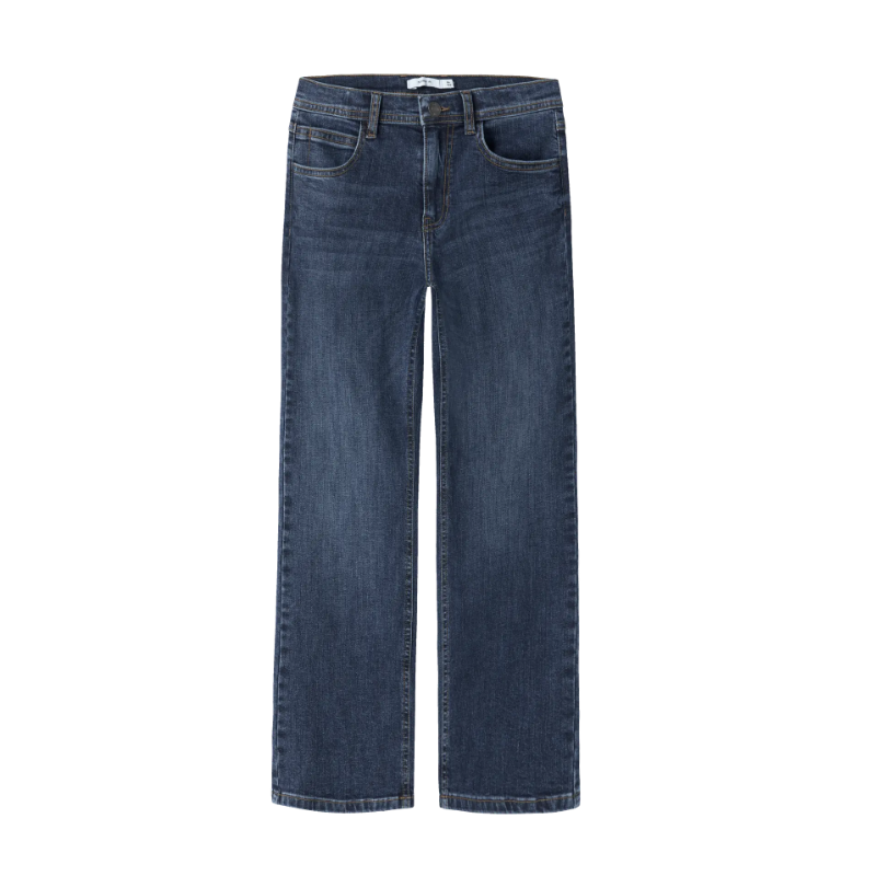 NAME IT KIDS Ryan straight denim jeans - Dark Blue Denim