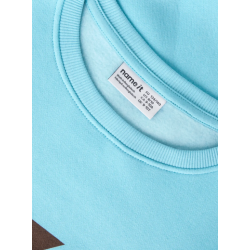 NAME IT KIDS Lana langærmet relaxed sweatshirt - Milky Blue