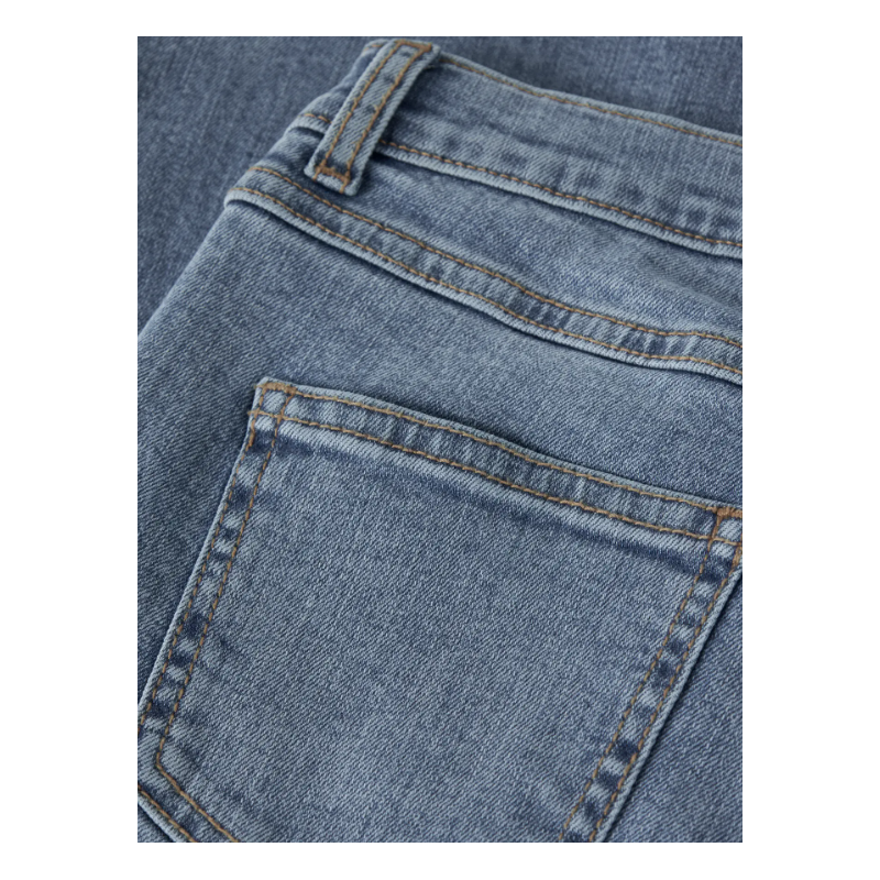 NAME IT KIDS Rose brede jeans - Medium Blue Denim