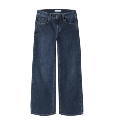 NAME IT KIDS Rose brede jeans - Dark Blue Denim