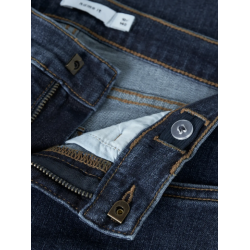 NAME IT KIDS Rose brede jeans - Dark Blue Denim