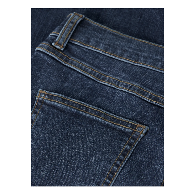 NAME IT KIDS Rose brede jeans - Dark Blue Denim