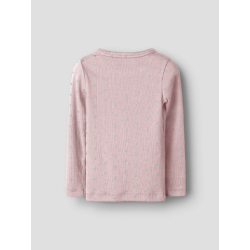 NAME IT Mini Lona langærmet x-slim top - Violet Ice