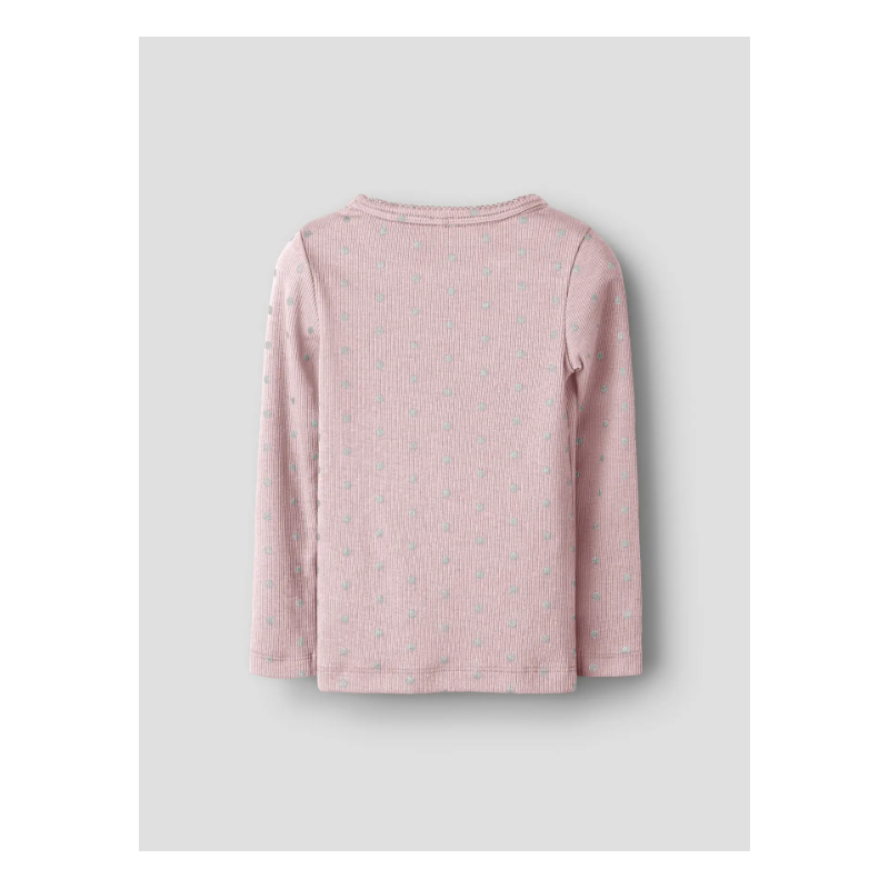NAME IT Mini Lona langærmet x-slim top - Violet Ice
