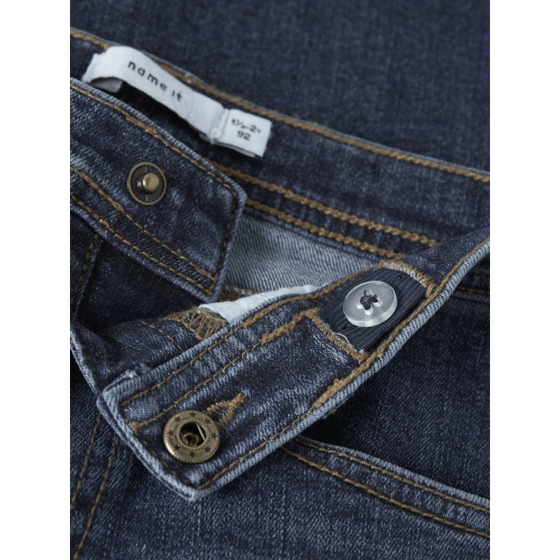 NAME IT Mini Ryan straight jeans - Dark Blue Denim