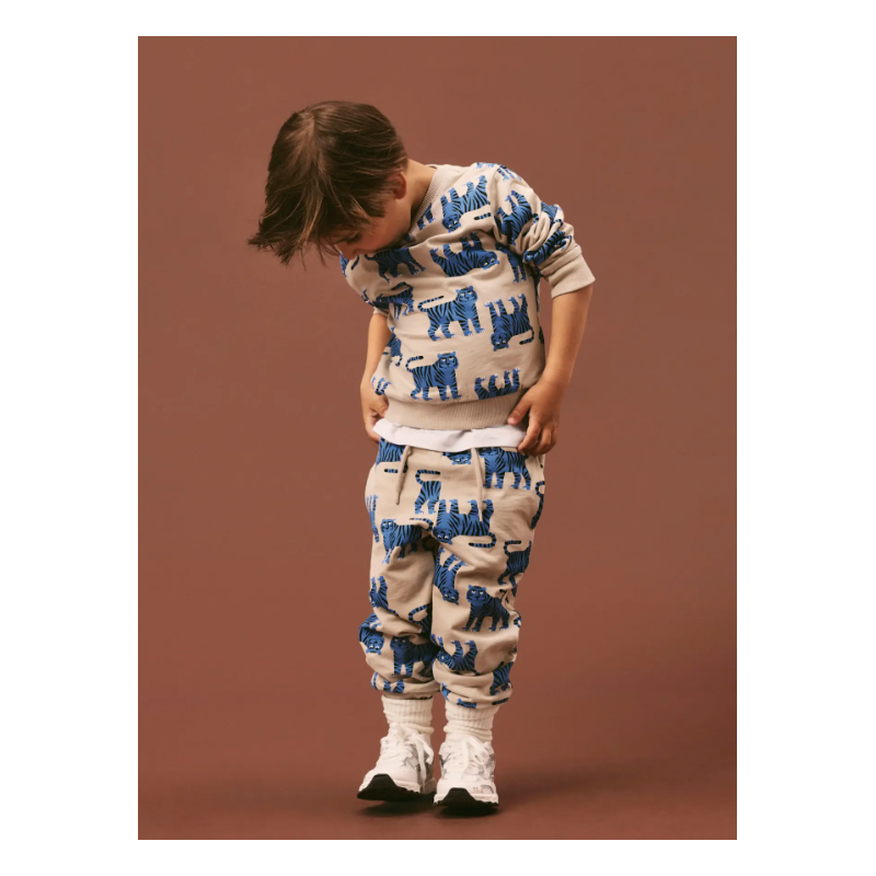 NAME IT Mini Larson langærmet sweatshirt - Peyote