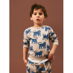 NAME IT Mini Larson langærmet sweatshirt - Peyote