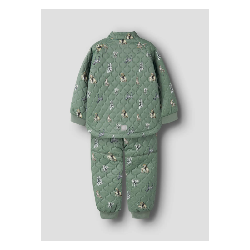NAME IT MINI Moon Quiltet Sæt - Laurel Wreath
