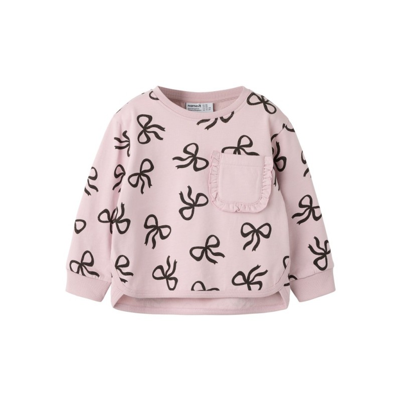 NAME IT Mini Lucca langærmet sweatshirt - Violet Ice