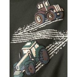 NAME IT Mini Lavandin langærmet sweatshirt - Peat