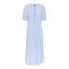 PIECES Cholly 2/4 ærme maxi binde kjole - Cornflower Blue