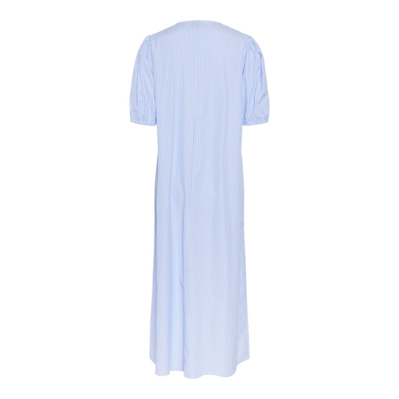 PIECES Cholly 2/4 ærme maxi binde kjole - Cornflower Blue