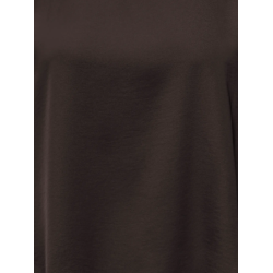 JDY Urba kortærmet asymmetrisk t-shirt - Chocolate Torte