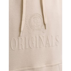 JACK & JONES Frederiksberg monogram sweat hoodie - Feather Gray
