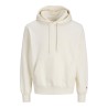 JACK & JONES Frederiksberg monogram sweat hoodie - Whisper White