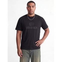 JACK & JONES Frederiksberg monogram kortærmet t-shirt - Sort