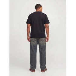 JACK & JONES Frederiksberg monogram kortærmet t-shirt - Sort