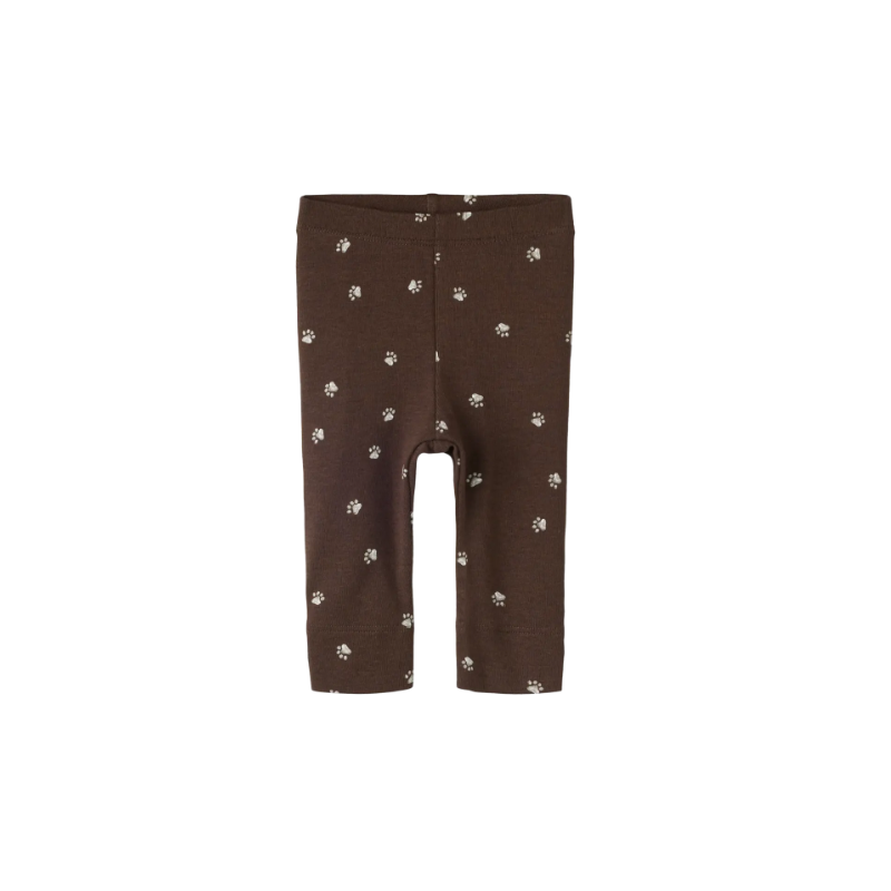 NAME IT Baby Laris x-slim leggings - Chocolate Brown