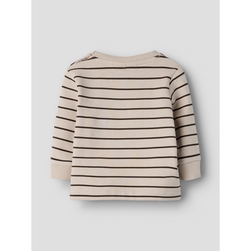 NAME IT Baby Lannar langærmet sweatshirt - Peyote