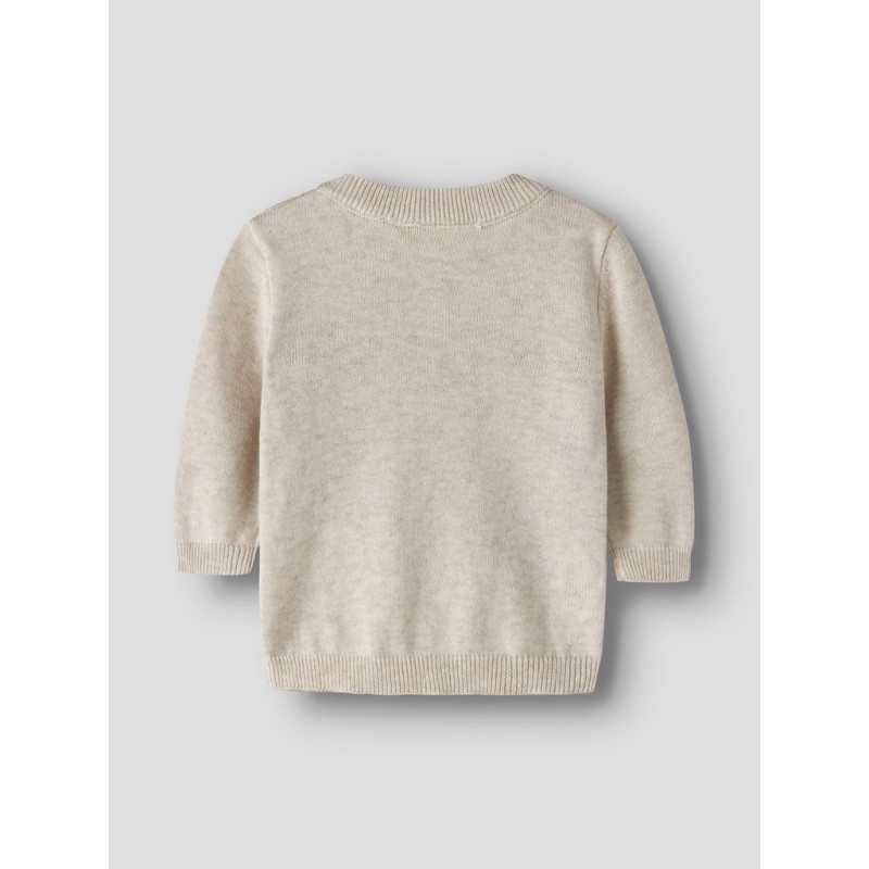 NAME IT Baby Ligan langærmet strik - Peyote