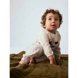 NAME IT BABY Ligan langærmet strik - Peyote Melange