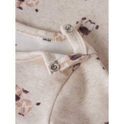 NAME IT Baby Lois langærmet bodystocking - Peyote Melange