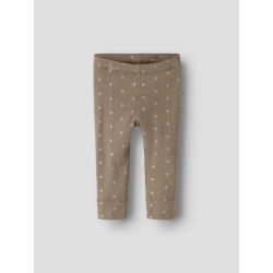 NAME IT Baby Lona x-slim leggings - Taupe Gray