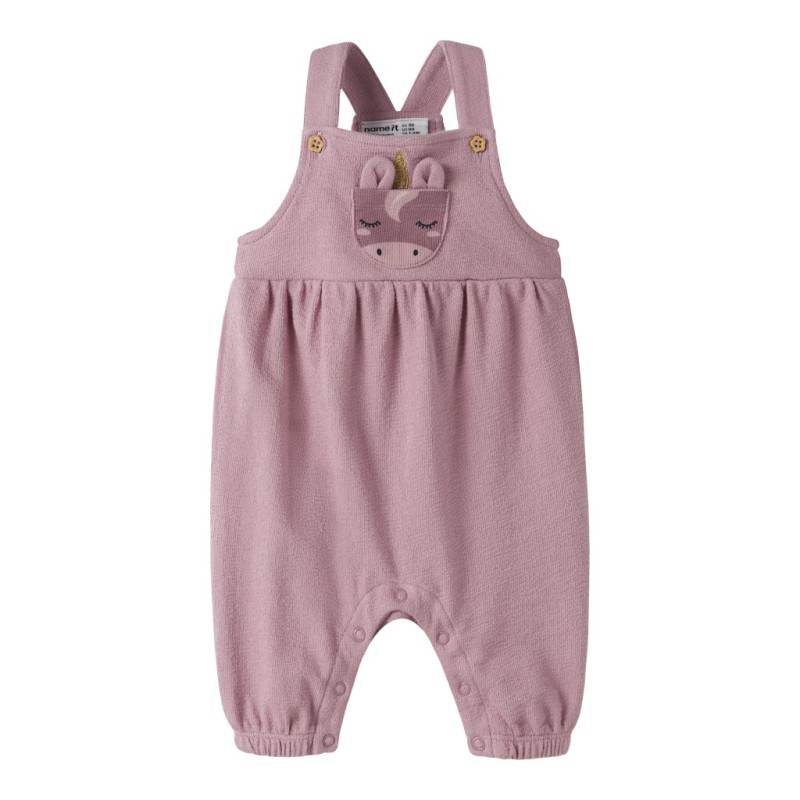 NAME IT Baby Leah sweat overalls - Lilas
