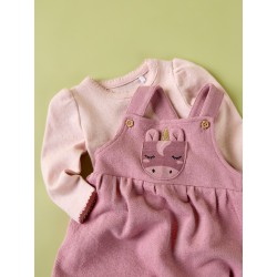 NAME IT Baby Leah sweat overalls - Lilas