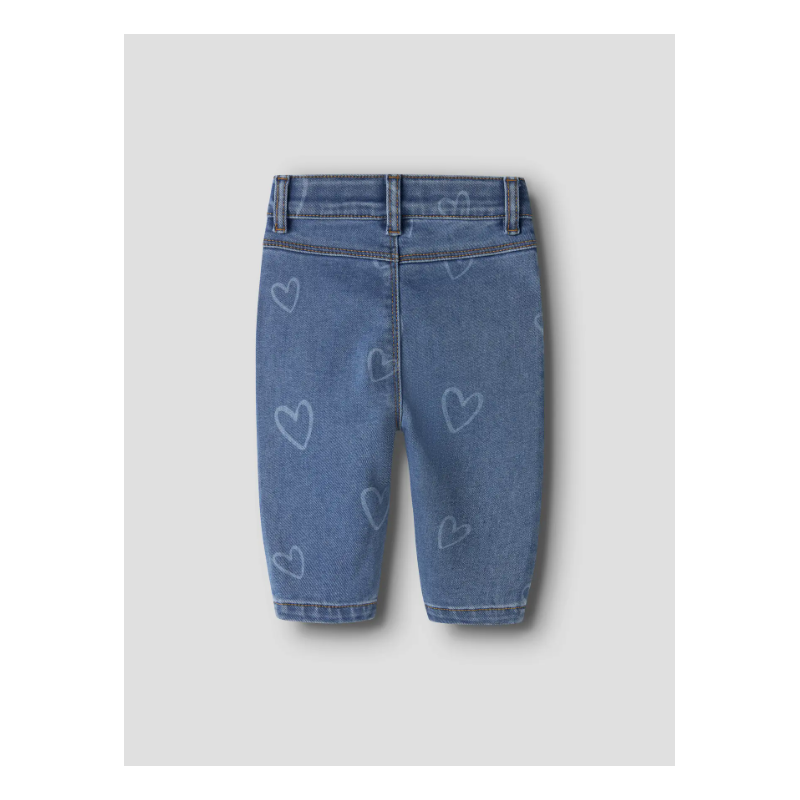 NAME IT Baby Rose mom jeans - Medium Blue Denim HEART