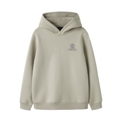 LMTD Hamo langærmet loose sweat hoodie - Abbey Stone