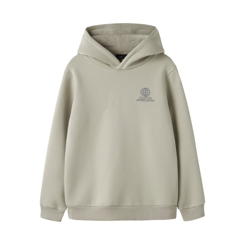 LMTD Hamo langærmet loose sweat hoodie - Abbey Stone