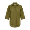 JDY Dolly 3/4 v-hals top - Dark Olive