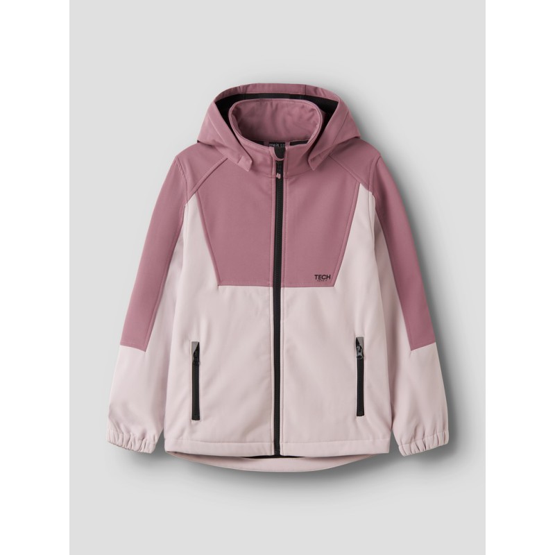 NAME IT Kids Alfa softshell jakke - Wistful Mauve