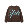 NAME IT KIDS Lana langærmet relaxed sweatshirt - Chocolate Brown