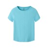 NAME IT Kids Lena kortærmet slim top - Milky Blue