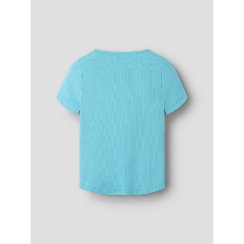 NAME IT Kids Lena kortærmet slim top - Milky Blue